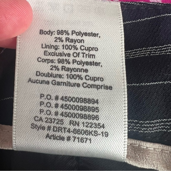 Aritzia Wilfred Jallade Stripe Crop Pants Trousers - Picture 7 of 8